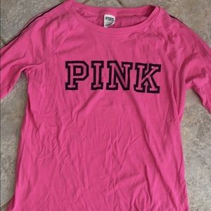 pink long sleeve shirt from victoria’s secret pink